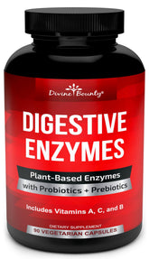 Divine Bounty Multi-Enzyme Supplement 500mg capsule front view