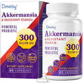 Dmeisy Akkermansia Probiotic Supplement 300 Billion AFU front view