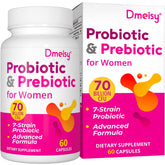 Dmeisy Women's Probiotics 70 Billion CFUs front view