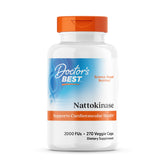 Doctor's BEST Nattokinase Supplement 2000 FU 90 Veggie Capsules front view