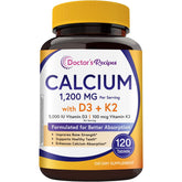 Doctor's Recipes Calcium Tablets 1200mg front view