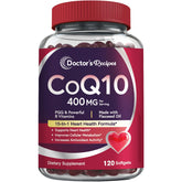 Doctor's Recipes CoQ10 Supplement 400mg front view