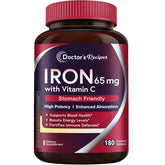 Doctor's Recipes Iron Supplement front view of packaging
