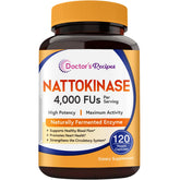 Doctor's Recipes Nattokinase Supplement 4000 FU front view