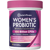 Doctor's Recipes Women's Probiotics 100 Billion CFUs front view