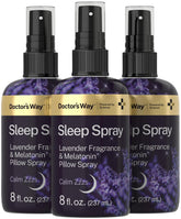 Doctor's Way Lavender Melatonin Pillow Spray front view