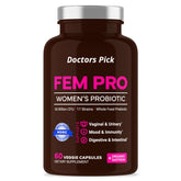 Doctors Pick Fem Pro Probiotics front view of packaging