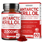 DORADO NUTRITION Antarctic Krill Oil Omega-3 supplement softgel front view