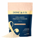 DOSE & CO. Collagen Protein Powder packaging front view