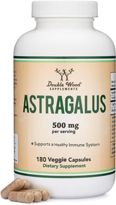 Double Wood Supplements Astragalus Capsules front view