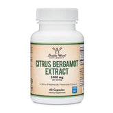 Double Wood Supplements Citrus Bergamot 1000mg capsules front view