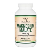 Double Wood Supplements Magnesium Malate 1500mg bottle front view