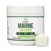 Double Wood Supplements Marine Collagen Powder 1.0 LB front view