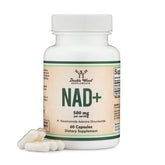 Double Wood Supplements NAD+ 95% Pure Niacin Capsules front view