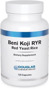 Douglas Laboratories Red Yeast Rice 1000mg 120 Capsules front view