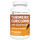 Dr. Berg Nutritionals Turmeric Curcumin Supplement front view
