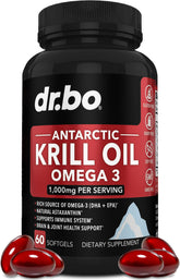 DR. BO Antarctic Krill Oil 1000mg softgels front view