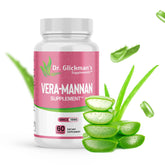 Dr. Glickman’s Aloe Vera Supplement 60 Capsules front view