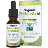 Dr. Green Mom Folinic Acid Drops 500 mcg front view