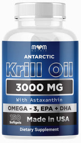 Dr. JOEL'S Krill Oil Supplement 75-day supply softgel bottle front view