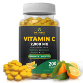 Dr. JOEL'S Vitamin C 2000 with Elderberry front view of packaging