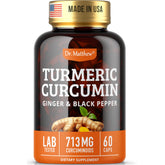 Dr. Matthew Turmeric Curcumin 1000mg Capsules front view