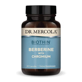 Dr. Mercola Biothin Berberine with Chromium 60 capsules front view