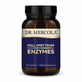 Dr. Mercola Full Spectrum Enzymes 100g front view