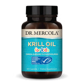 Dr. Mercola Krill Oil for Kids 32g front view with packaging