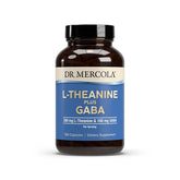 Dr. Mercola L-Theanine Plus GABA 200 mg 180 capsules front view