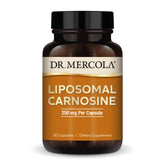 Dr. Mercola Liposomal Carnosine 250mg capsules front view