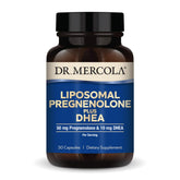 Dr. Mercola Liposomal Pregnenolone Plus DHEA 50mg 10mg capsule front view