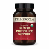Dr. Mercola Organic Blood Pressure Support front view with packaging