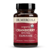 Dr. Mercola Organic Cranberry Supplement 500mg bottle front view