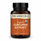 Dr. Mercola Organic Curcumin Extract Tablets front view