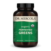 Dr. Mercola Organic Fermented Greens Capsules front view