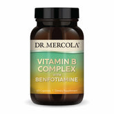 Dr. Mercola Vitamin B Complex with Benfotiamine 150mg front view