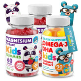 DR. MORITZ Kids Omega-3 Gummies front view with zesty lemon-orange flavour