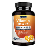 DRFOSTER Vitamin D3 K2 E Supplement 5000 IU front view