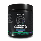 Driven Nutrition Berries & Greens 240g front view