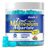 duwhot Magnesium Zinc B6 Gummies front view with packaging