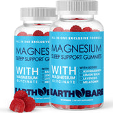 Earth Bare Magnesium Glycinate Gummies front view with packaging