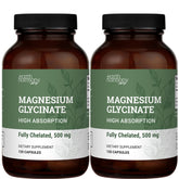 Earth Harmony Naturals Magnesium Glycinate Capsules front view