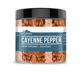 Earthborn Elements Cayenne Pepper Capsules 200 count front view