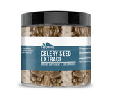 Earthborn Elements Celery Seed Extract Capsules front view in resealable container