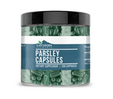 Earthborn Elements Parsley Capsules front view with packaging