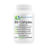 EcoIntegratives B-Complex Vitamins 30 Capsules front view