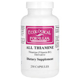 Ecological Formulas All Thiamine Dietary Supplement 100g front view