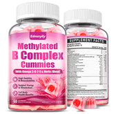Edmmyliy Vitamin B Complex Gummies front view with packaging