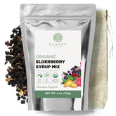 Elanen Naturals Organic Elderberry Syrup Kit packaging front view